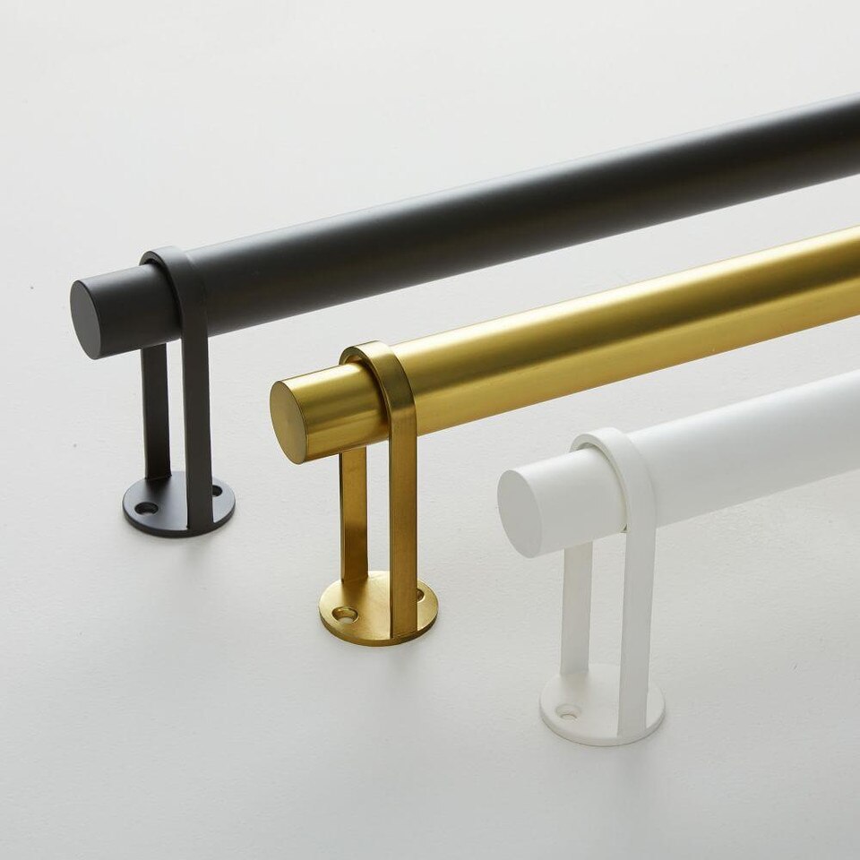 Simple Metal Rod White west elm United Kingdom